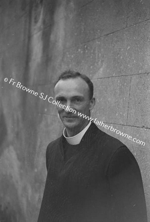 REV BRIAN SHARKEY S.J. BEFORE LEAVING FOR RHODESIA